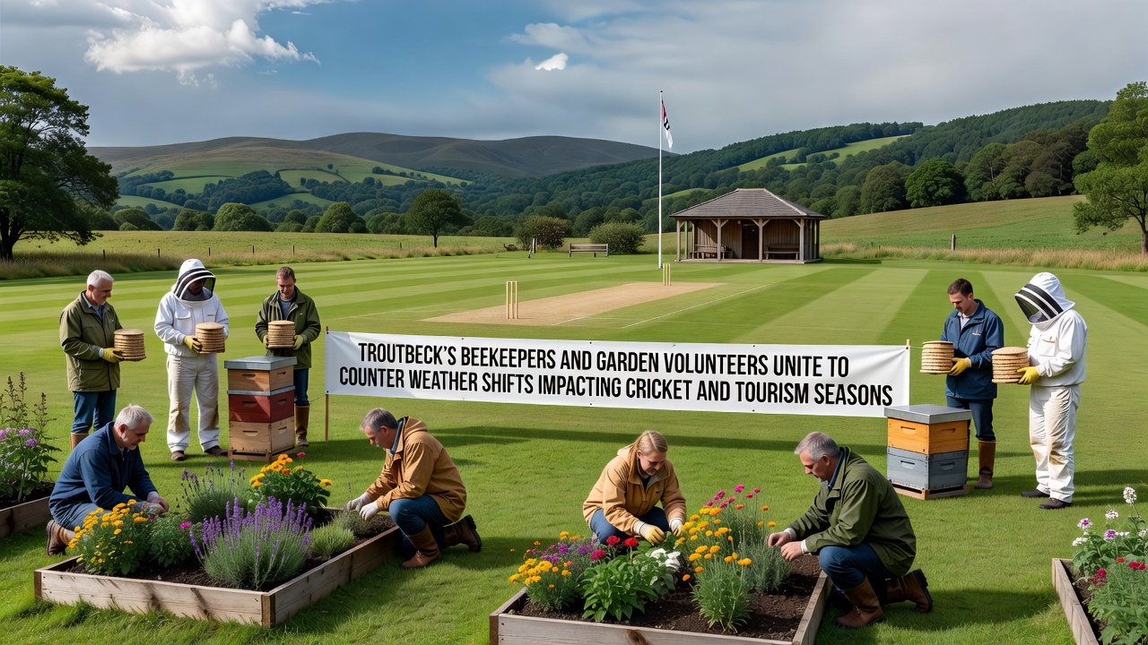 Troutbeck's Beekeepers and Garden Volunteers Unite to Counter Weather Shifts Impacting Cricket and Tourism Seasons
